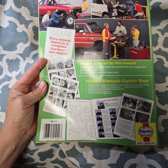 Volkswagen Air-cooled Vanagon 1980-83 Owner's Workshop Manual (Haynes VW Vanagon - Picture 3 of 5